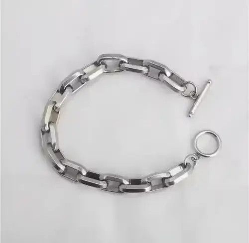 Bead Bracelet x Jewelry Bracelet in Silver, Men's