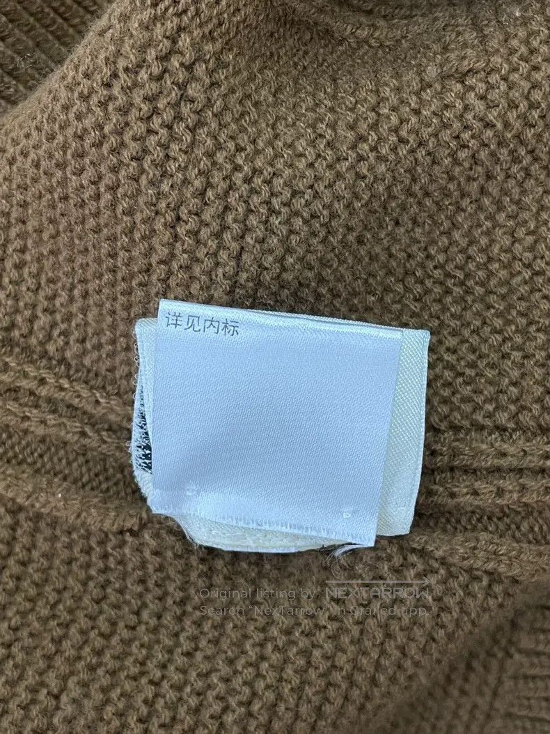 Hermes Hermes Brown Textured Knit Sweater Size XS / US 0-2 / IT 36-38 - 6 Thumbnail