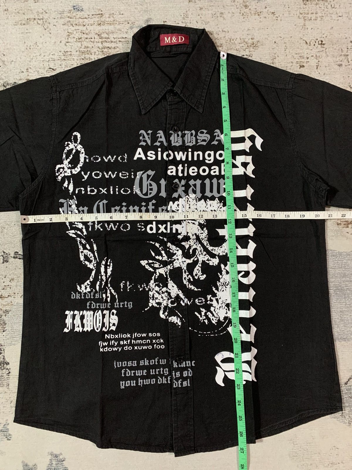 Yasuyuki Ishii Japanese Poem Shirt Undefined 'Rock Punk Style Size US M / EU 48-50 / 2 - 5 Thumbnail