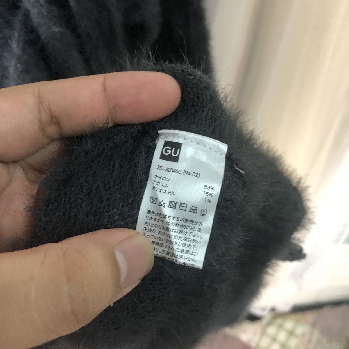 Aran Isles Knitwear × GU × Japanese Brand GU Grey Shag Shaggy Fur Mohair Cardigan #899 Size M / US 6-8 / IT 42-44 - 8 Thumbnail