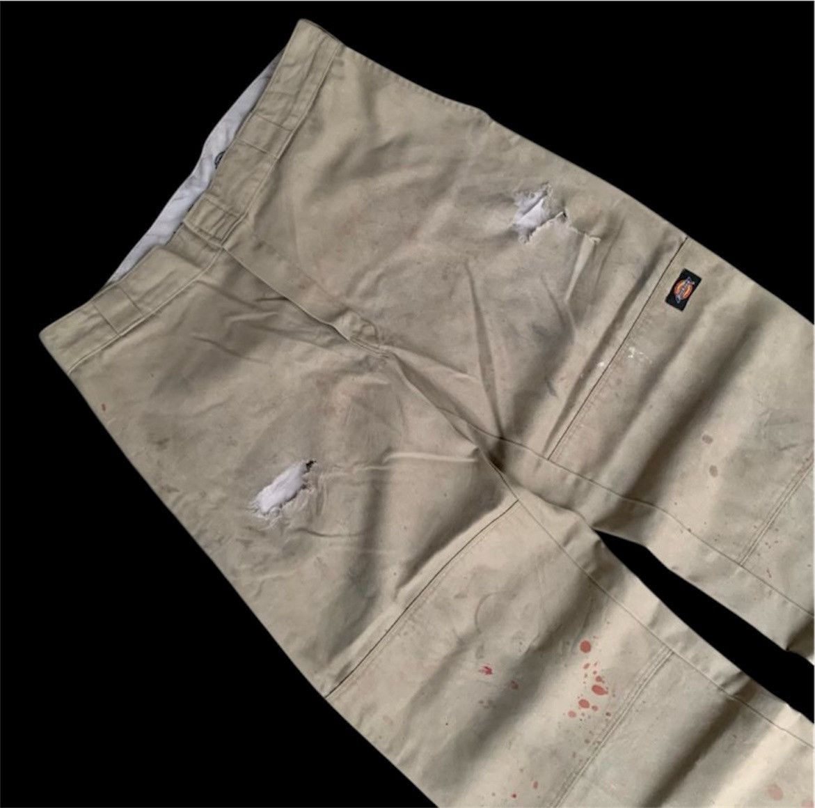 Dickies Distressed Dickies Double Knee Loose Fit Pants Size US 36 / EU 52 - 2 Thumbnail