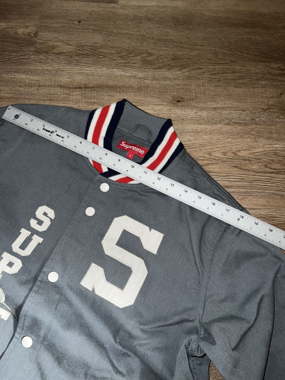 Supreme Supreme 2009 Aces Baseball Varsity Jacket Size US L / EU 52-54 / 3 - 7 Thumbnail