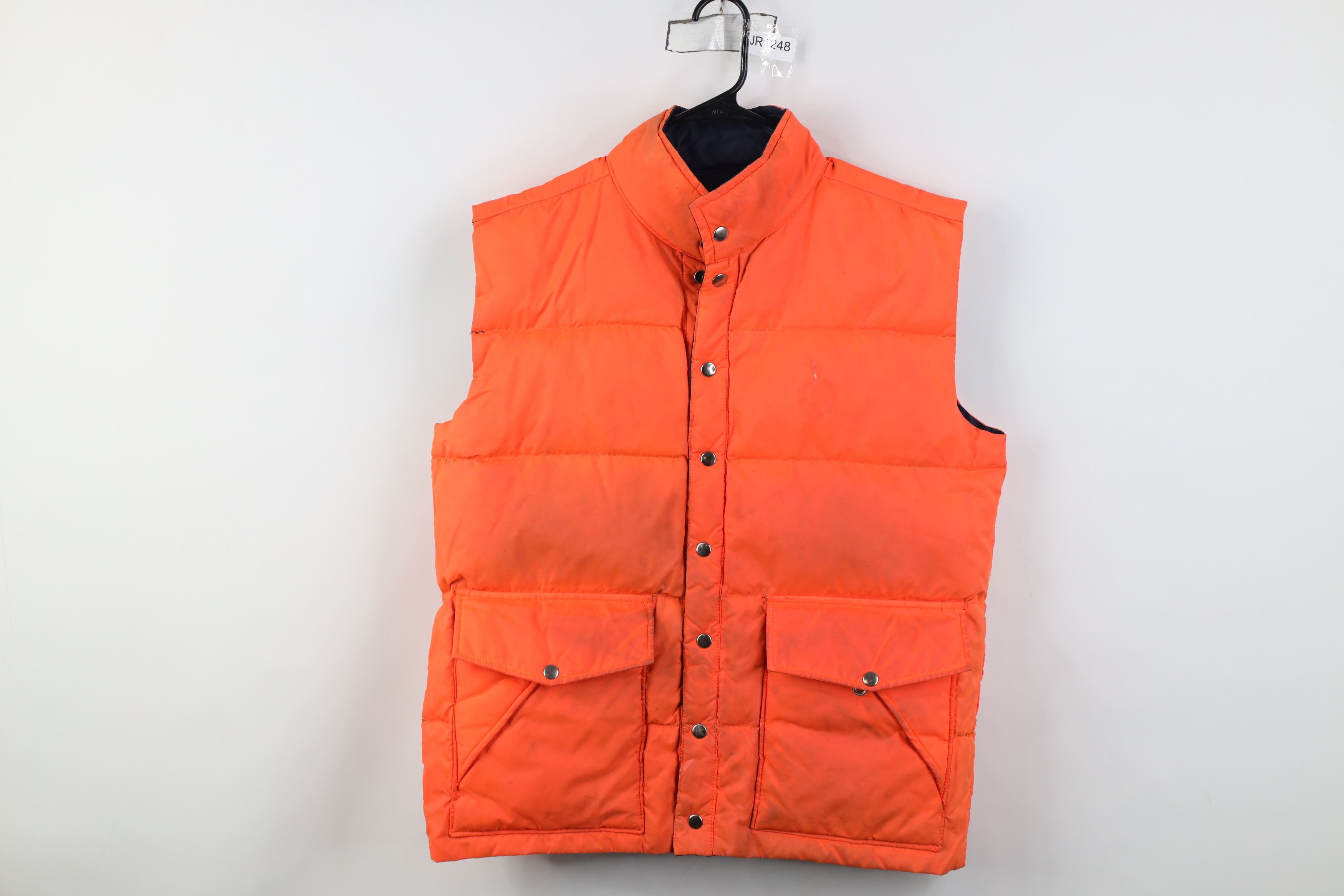 Vintage Vintage 70s Streetwear Reversible Down Puffer Vest Jacket Size US M / EU 48-50 / 2 - 12 Thumbnail