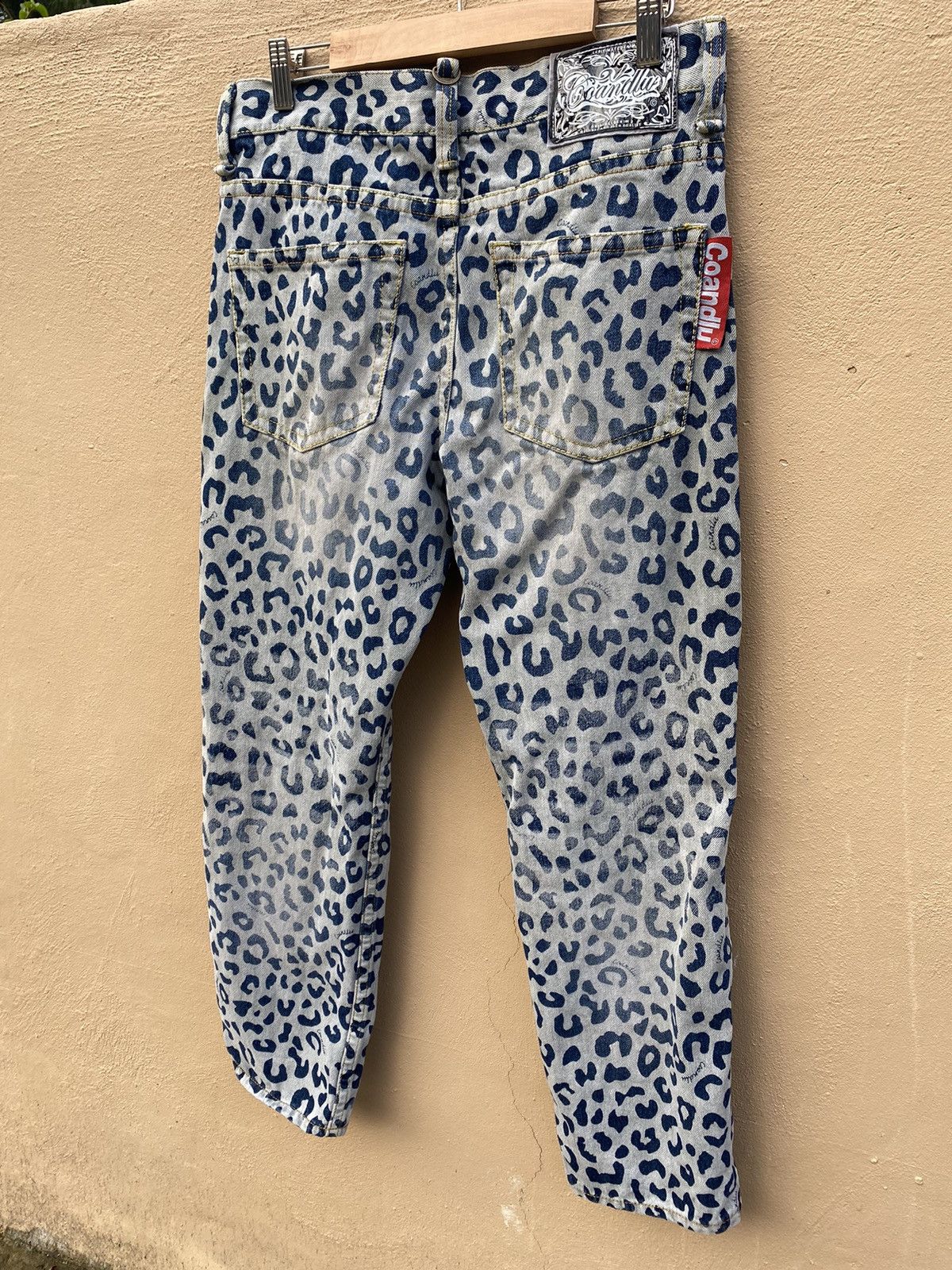 Hysteric Glamour × Japanese Brand Co&Lu Leopard Camo Jeans Size US 32 / EU 48 - 5 Thumbnail