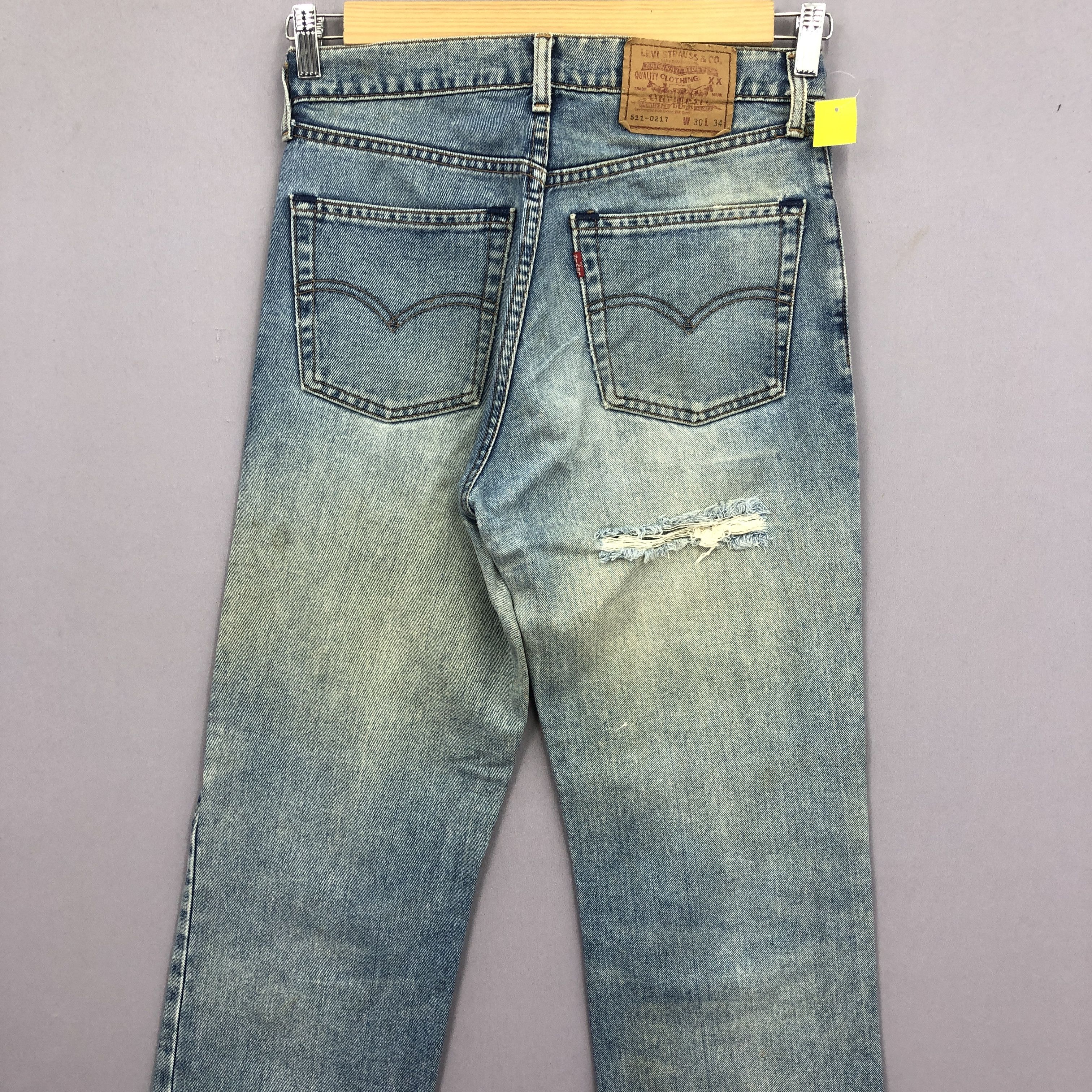 Levi's Vintage Levis Mud Stone Wash Jeans Distressed Levi's Denim Size 28" / US 6 / IT 42 - 4 Thumbnail
