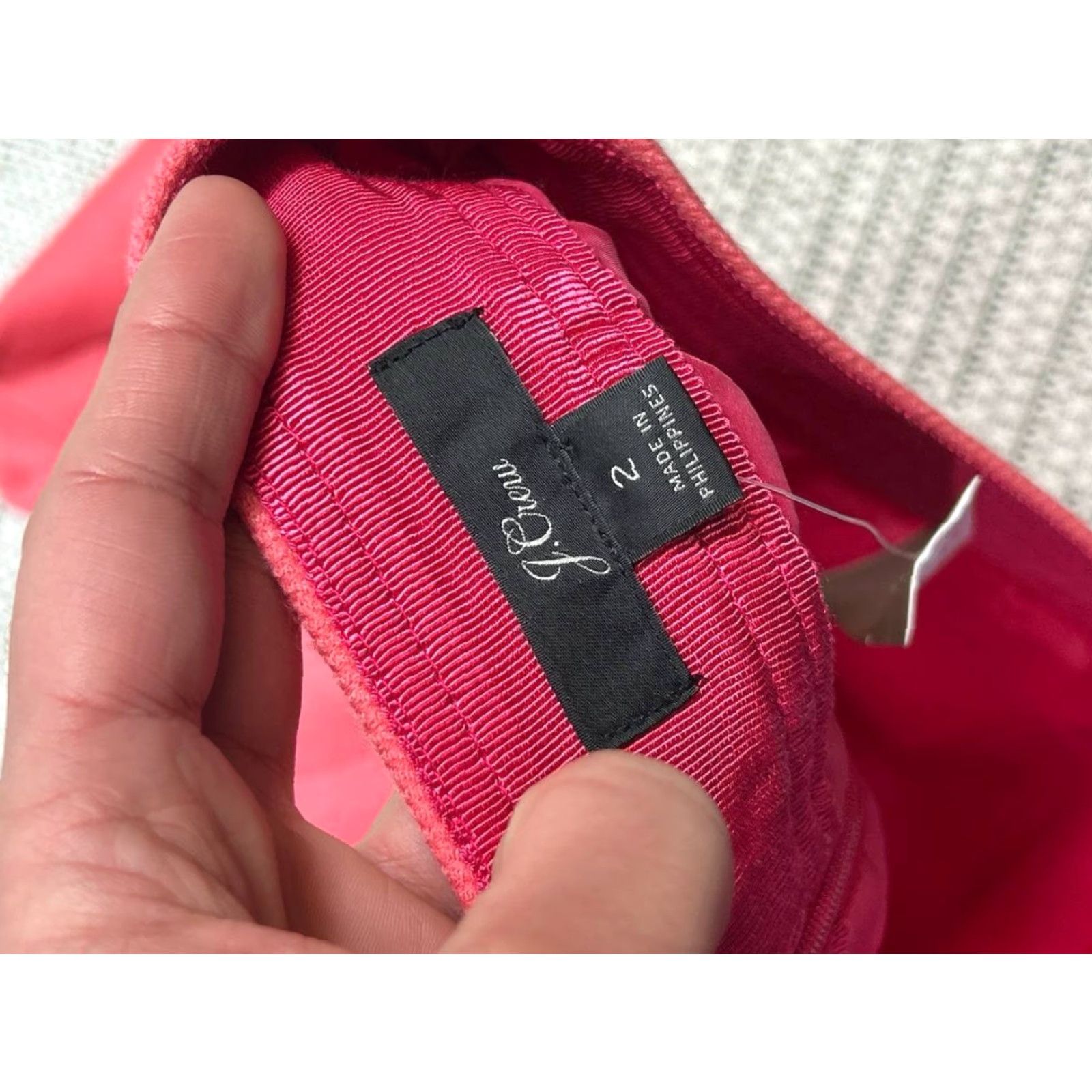 J.Crew J Crew Princess Double Serge Wool Mini Skirt Women 2 Pink Lined Pencil Back Zip Size 26" / US 2 / IT 38 - 7 Thumbnail