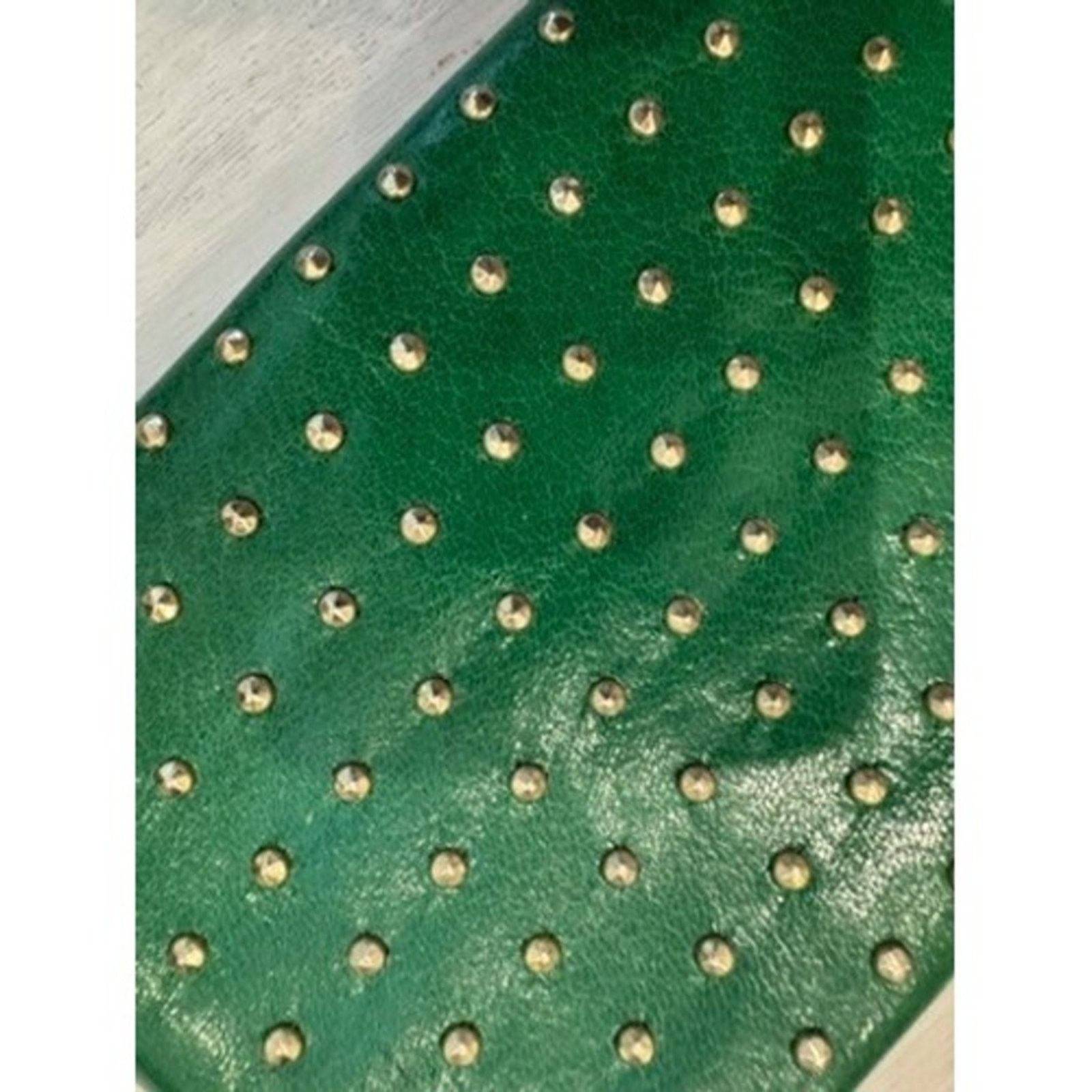 Rebecca Minkoff Rebecca Minkoff Green Studded Clutch Wallet Organizer Purse Size ONE SIZE - 4 Thumbnail