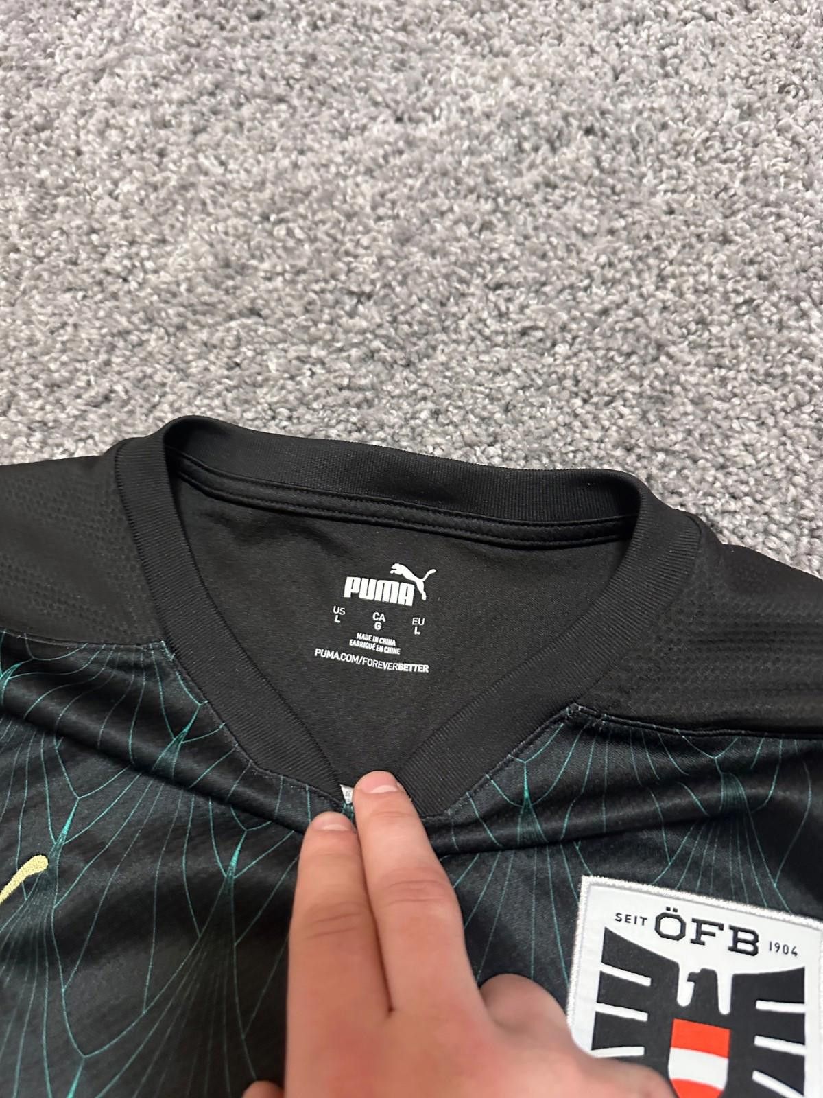 Puma PUMA AUSTRIA NATIONAL 2020/2022 SOCCER FOOTBALL SHIRT JERSEY Size US L / EU 52-54 / 3 - 5 Thumbnail