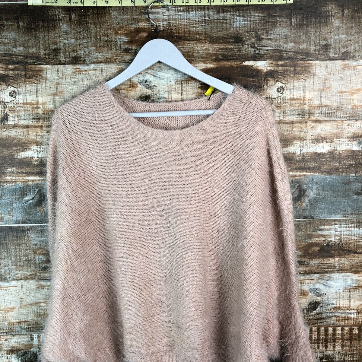 Homespun Knitwear DLL N’or Pink Mohair shaggy fur Knitwear #C420 Size XL / US 12-14 / IT 48-50 - 2 Thumbnail