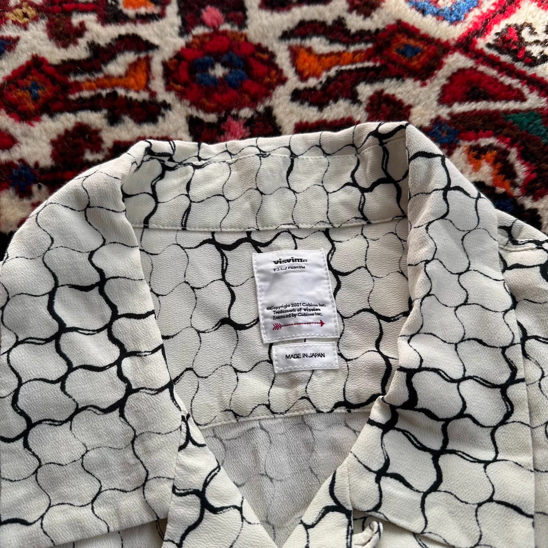 Visvim Visvim 20ss Snake Print Hawaiian Short Sleeve Ivory 3 Size US L / EU 52-54 / 3 - 6 Thumbnail