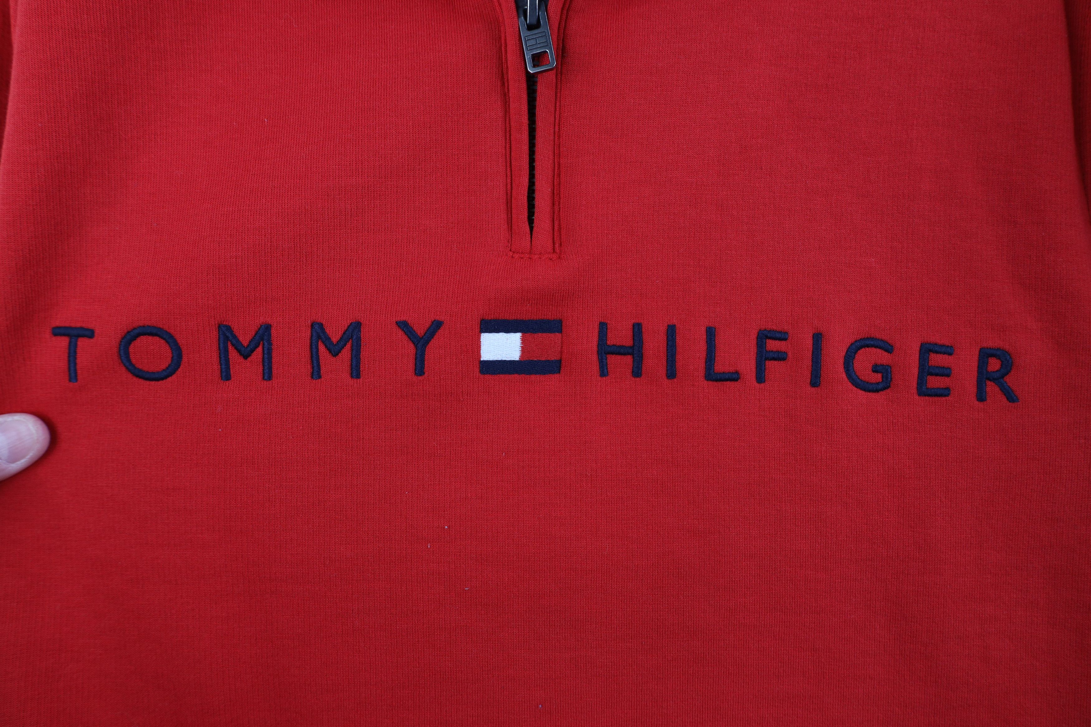Tommy Hilfiger Vintage Y2K Tommy Hilfiger 1/4 Half Zip Pullover Sweatshirt Size US M / EU 48-50 / 2 - 4 Thumbnail