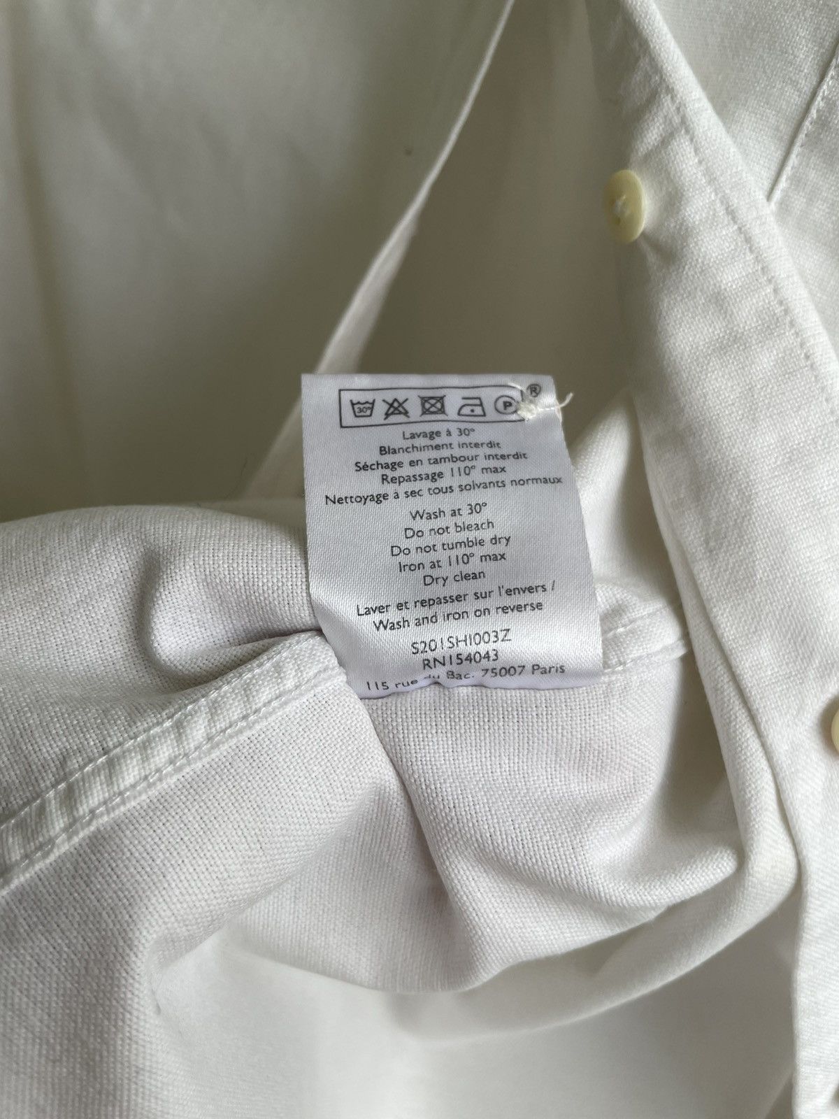 Sezane Sezane Button Up Shirt White Cotton Size 42 ( M ) Size M / US 6-8 / IT 42-44 - 19 Thumbnail