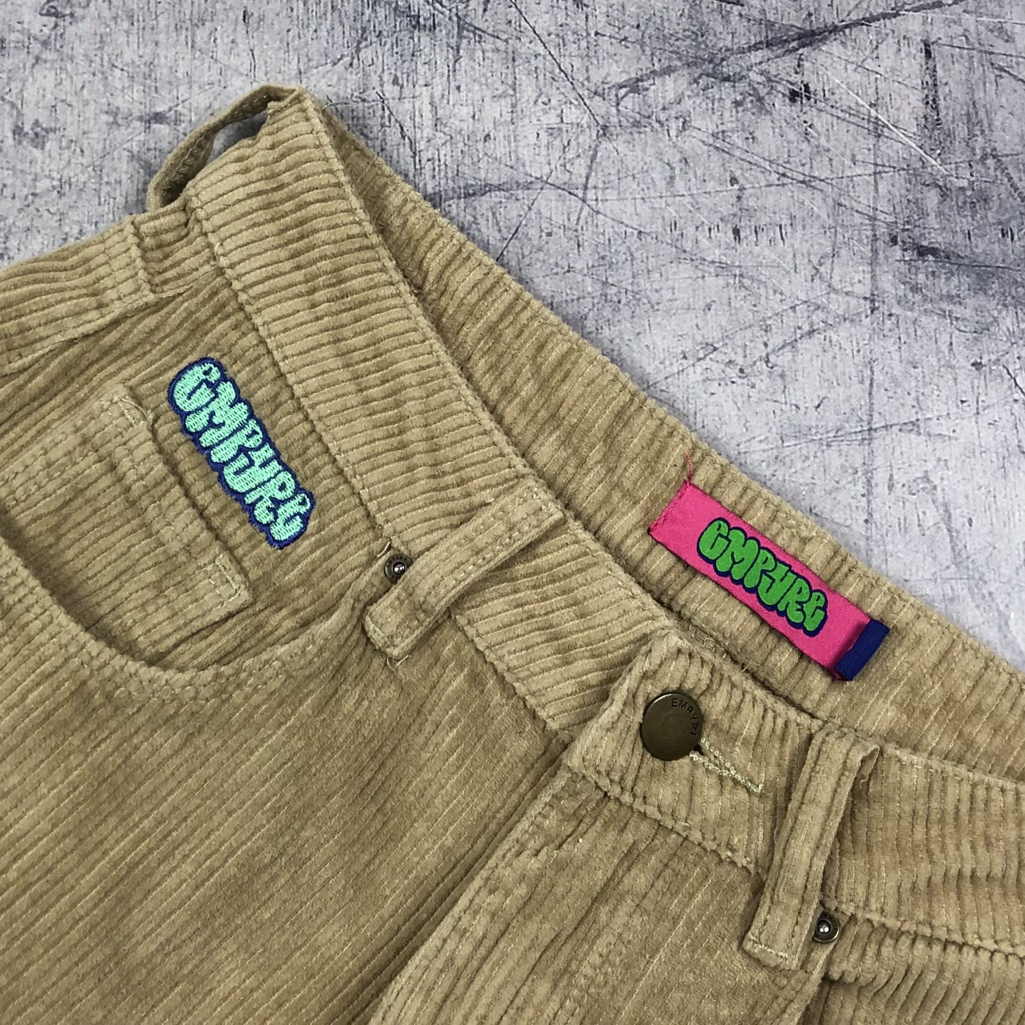 Empyre SK8 Empyre Corduroy Tori Baggy Skate Pants Size 28" / US 6 / IT 42 - 4 Thumbnail