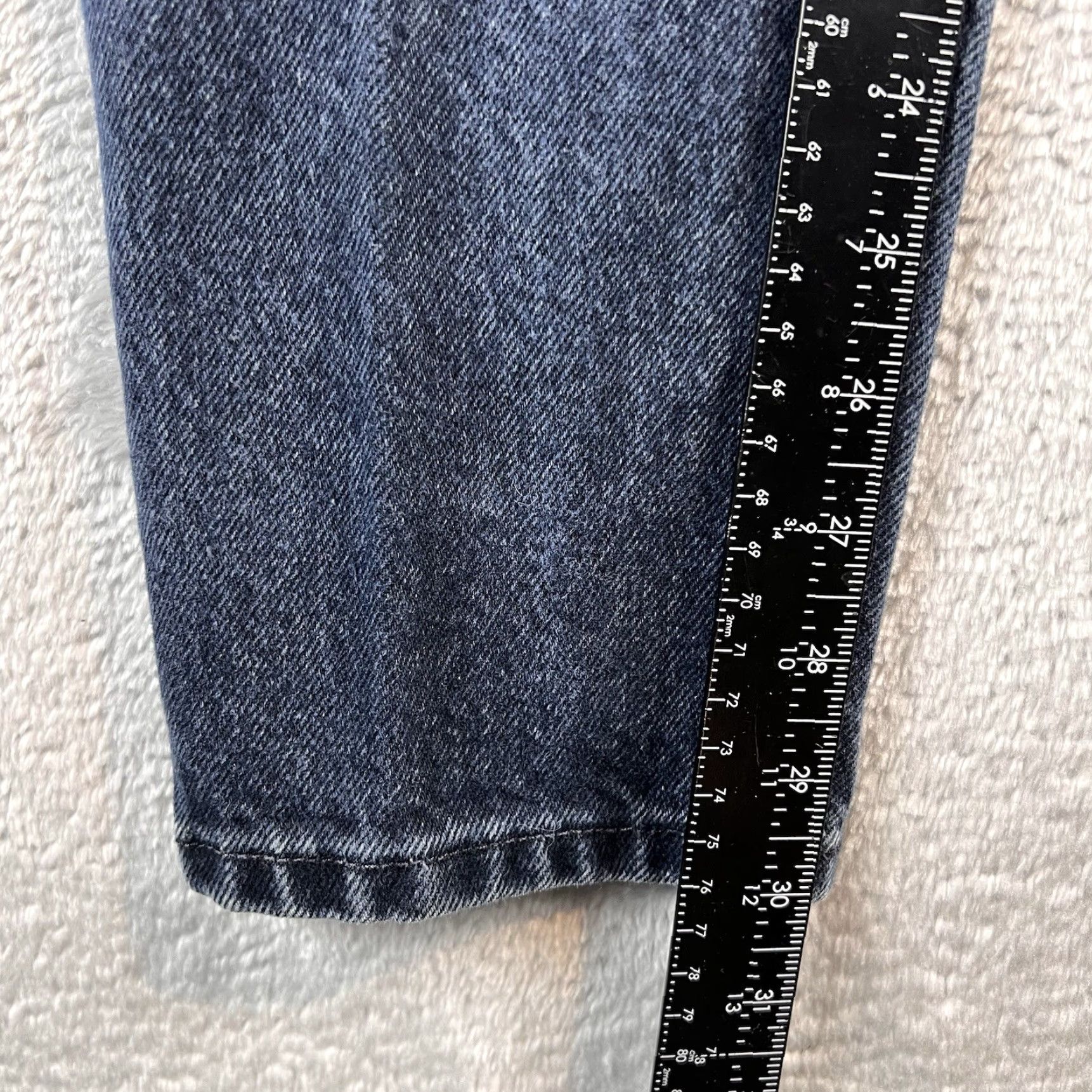 Levi's VINTAGE Levi's 512 Jeans Womens 25x30 Blue Dark Wash High Rise Tapered 90s USA Jeans Womens 25x30 Blue Dark Wash Levi's 512 90s USA Size 42" / US 20 - 4 Thumbnail