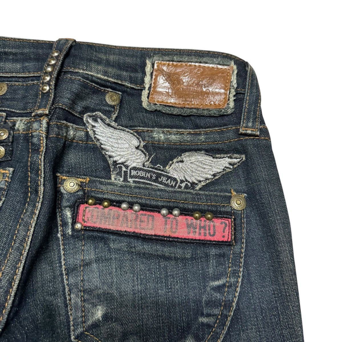 Robins Jeans Robin's Jeans Rock N Roll Denim Jeans Size 25" / US 0 / IT 36 - 14 Thumbnail