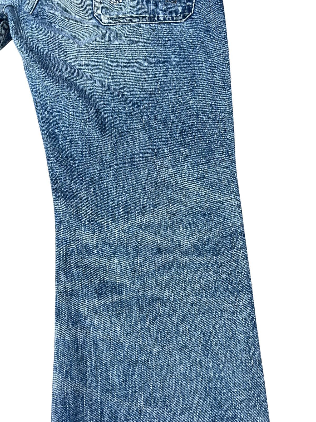 Japanese Brand Vintage Roarguns Japan Distressed Denim Flare Jeans Size US 31 - 19 Thumbnail