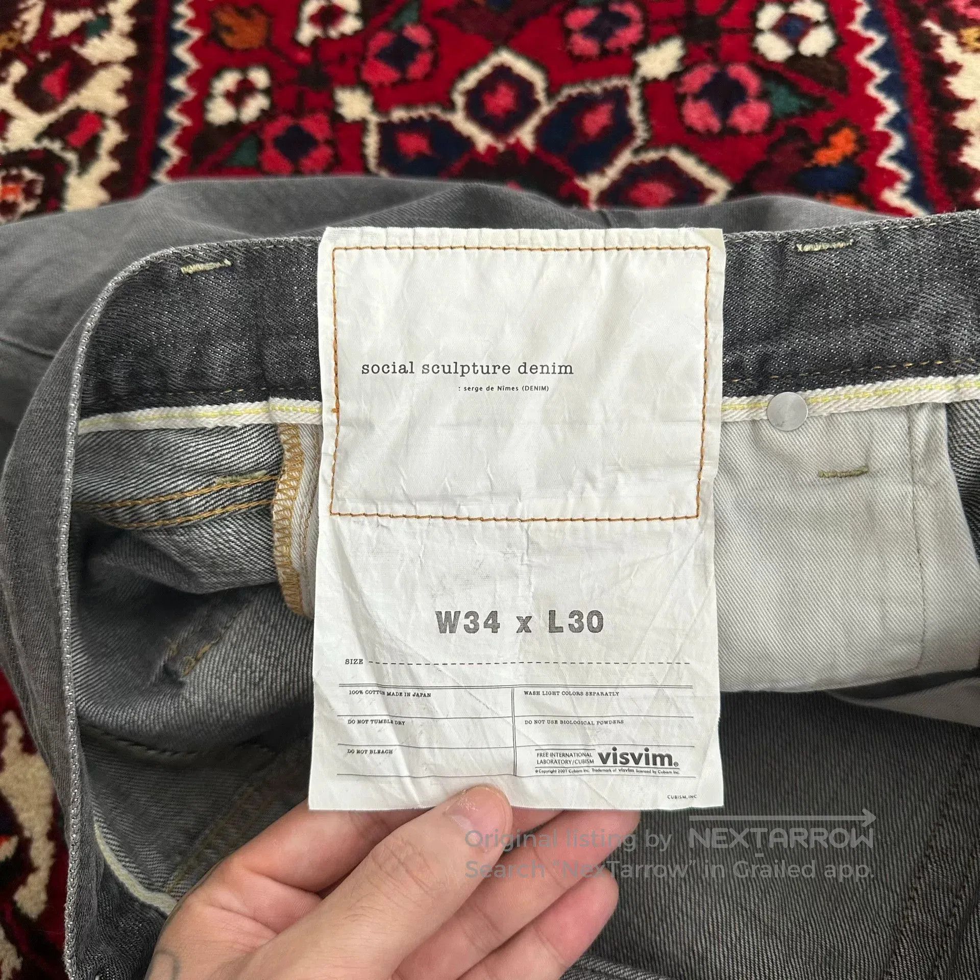 Visvim visvim 17aw 04d10 Black Jeans. Size US 34 / EU 50 - 7 Thumbnail