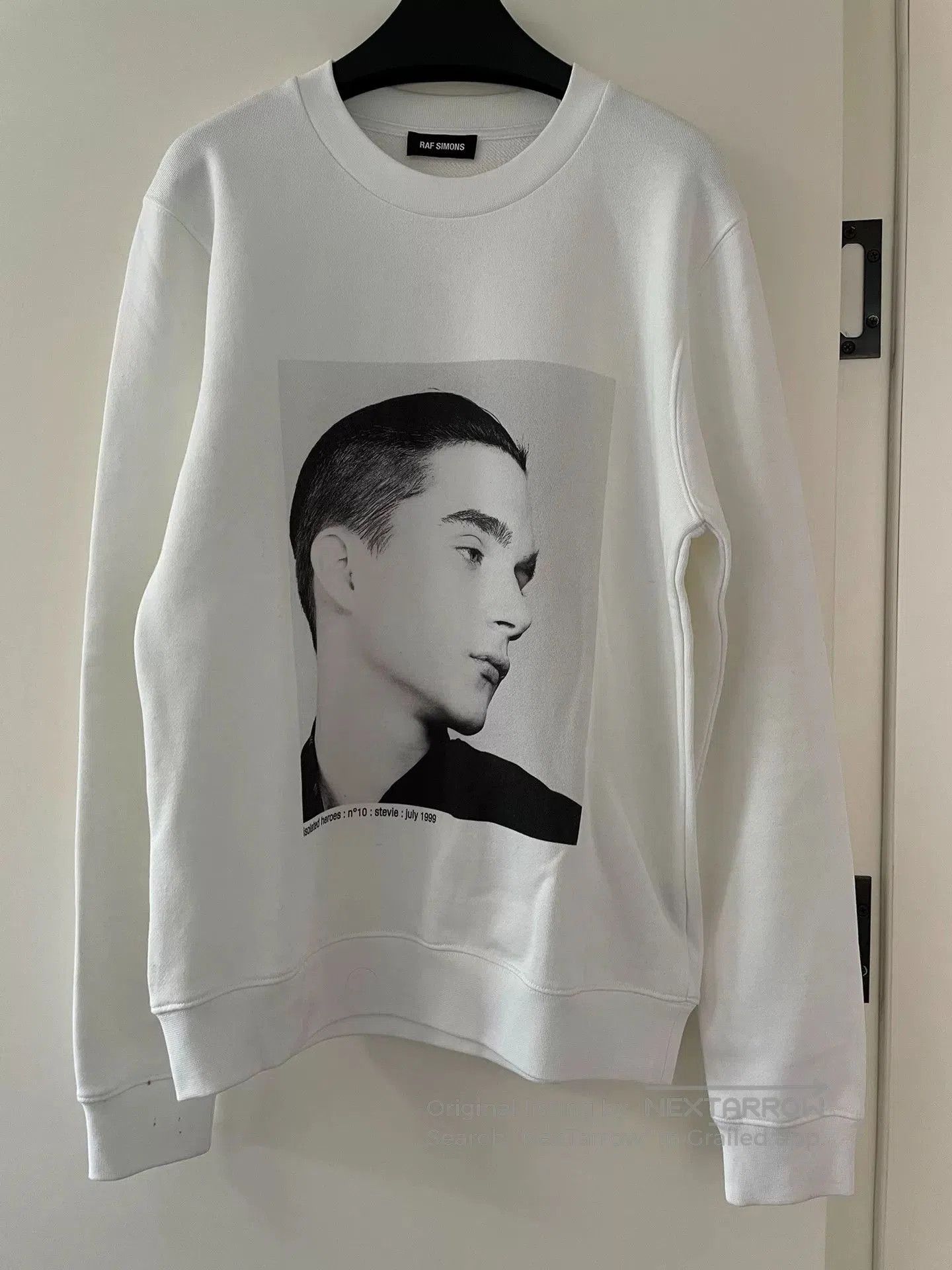 RAF SIMONS 16SS White Sweatshirt.