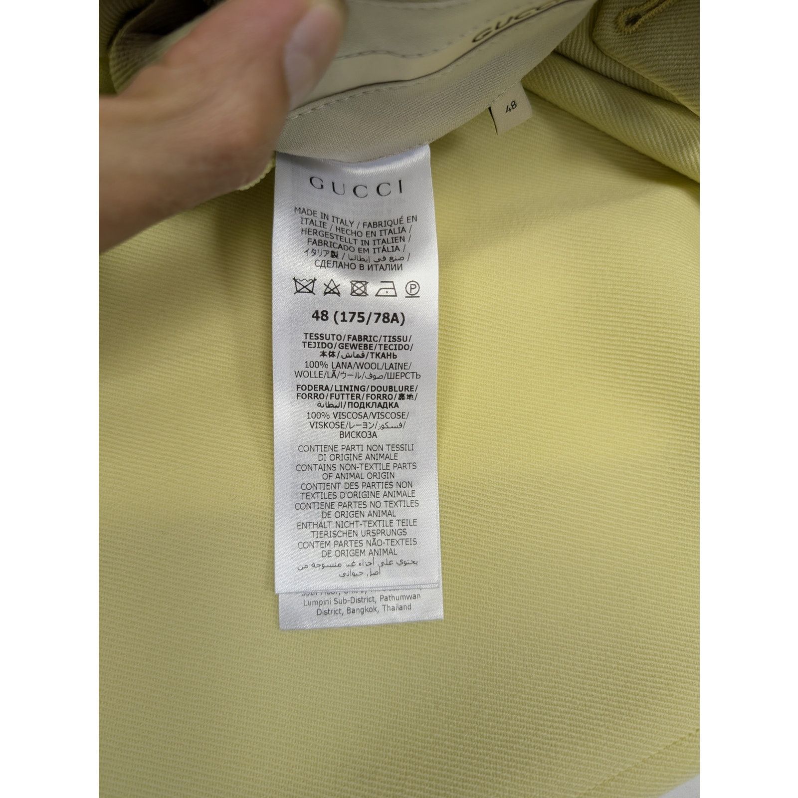 Gucci o1rshd1 Casual Pants in Yellow Size US 32 / EU 48 - 13 Thumbnail
