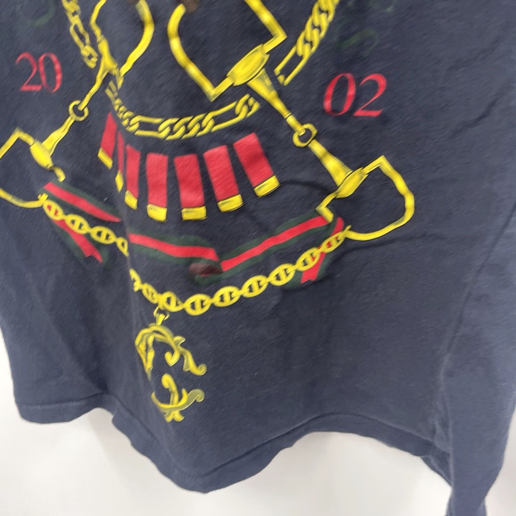 Crooks & Castles Crooks & Castles Shirt Womens XS Equestrian Solid V Neck Blue 90s 90s Read Size XS / US 0-2 / IT 36-38 - 6 Thumbnail
