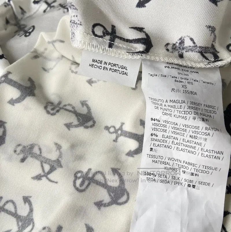 Max Mara MaxMara White Silk Printed Blouse . Size XS / US 0-2 / IT 36-38 - 9 Thumbnail