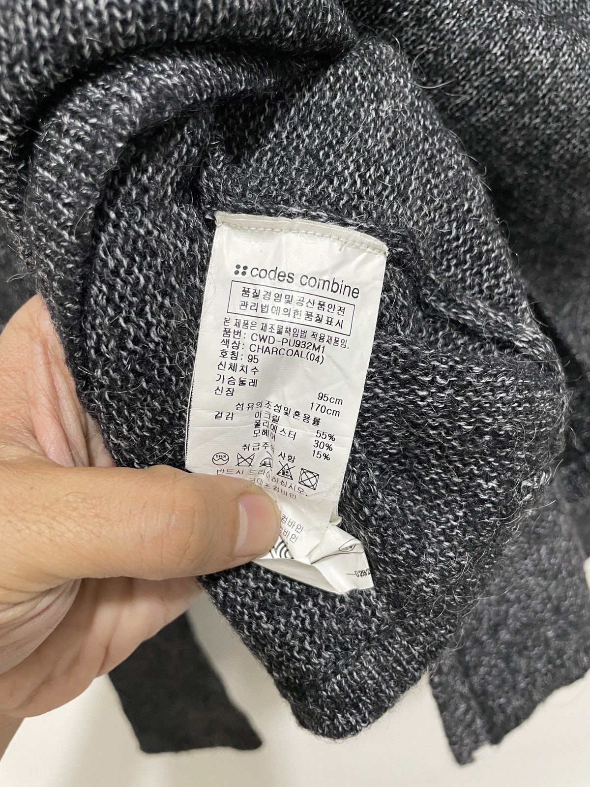 If Six Was Nine ⚡️SS25⚡️Codes Combine knitwear hoodie with finger gloves Size US L / EU 52-54 / 3 - 6 Thumbnail
