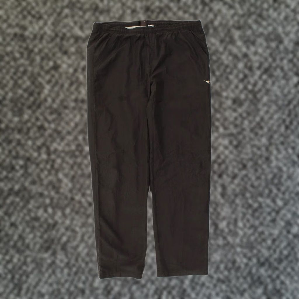 Diadora DIADORA Mens Tracksuit Trousers XL Black Polyester Size US 36 / EU 52 - 1 Thumbnail