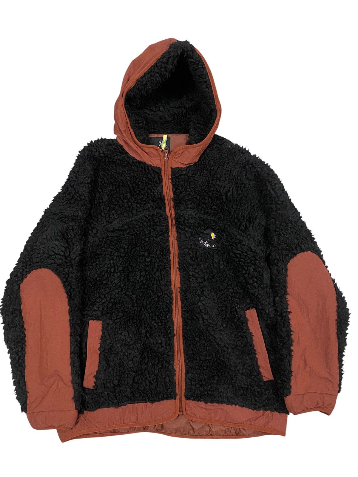 Vintage × go slow caravan Vtg Go Slow Caravan Sherpa Jacket Hoodie Size US XL / EU 56 / 4 - 1 Thumbnail