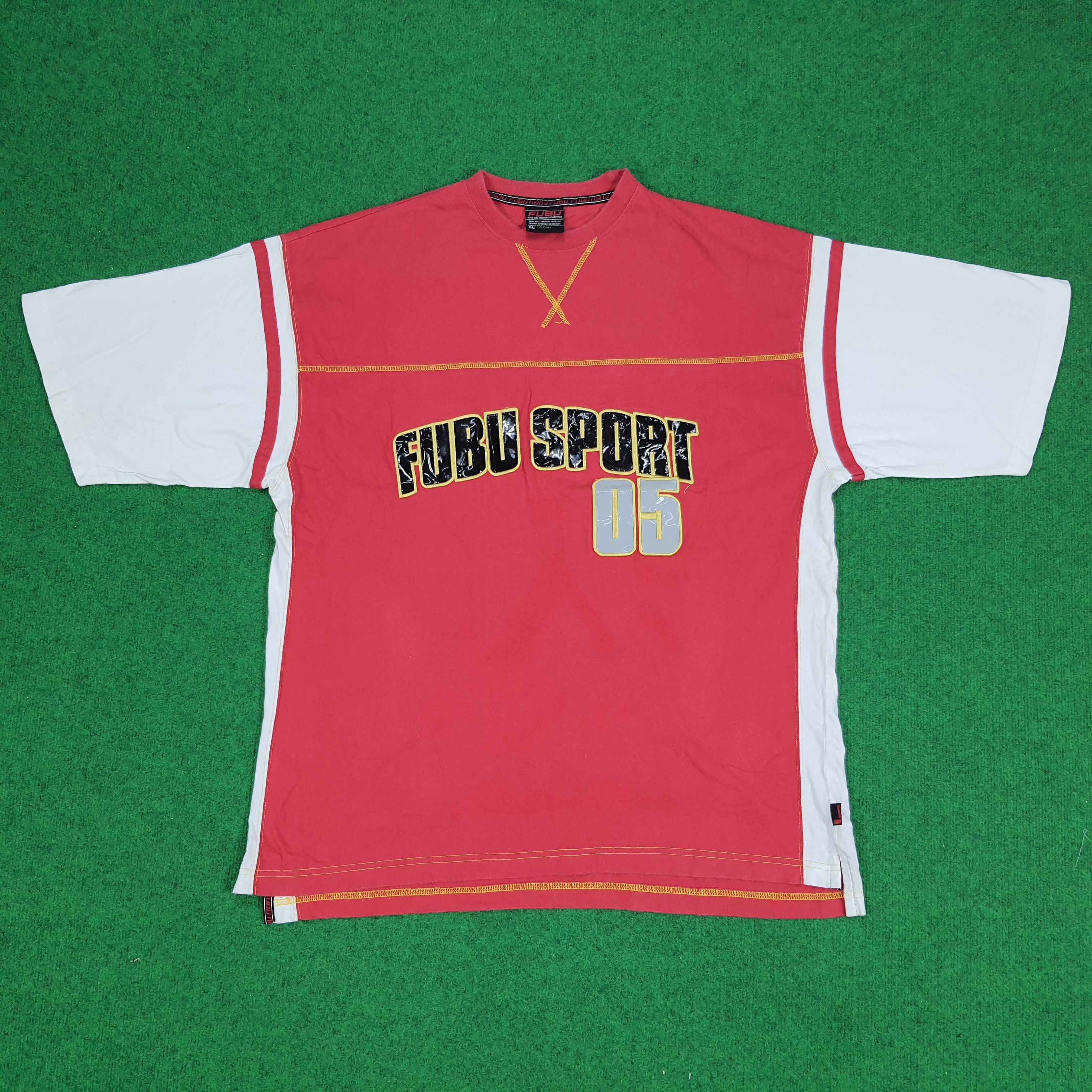 Fubu × Vintage Vintage FUBU Sports 05 Raglan Sportswear Tshirt Size US XL / EU 56 / 4 - 1 Thumbnail