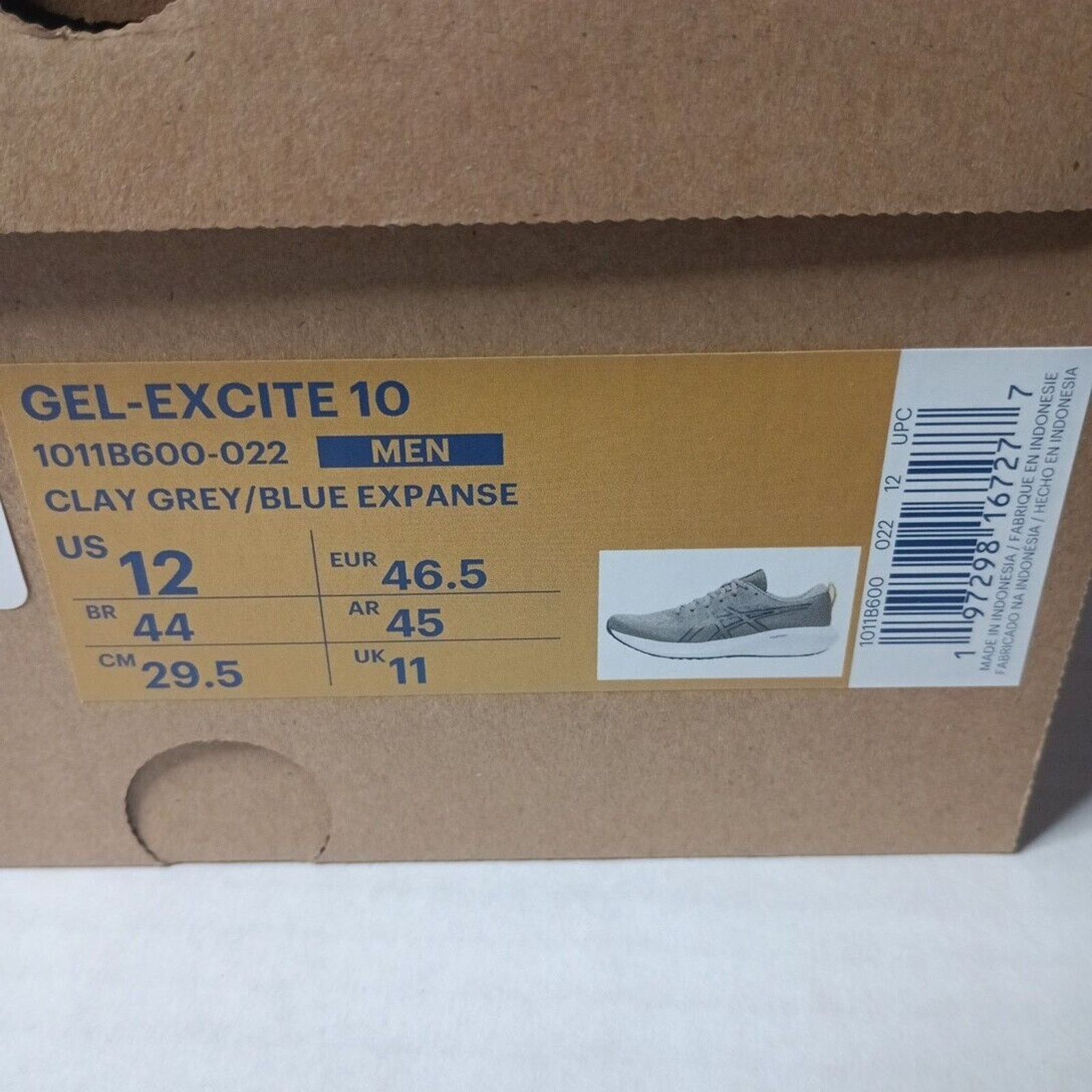 Asics Asics Gel Excite 10 Running Shoes Men's Size 12 Gray Blue Size US 12 / EU 45 - 9 Thumbnail