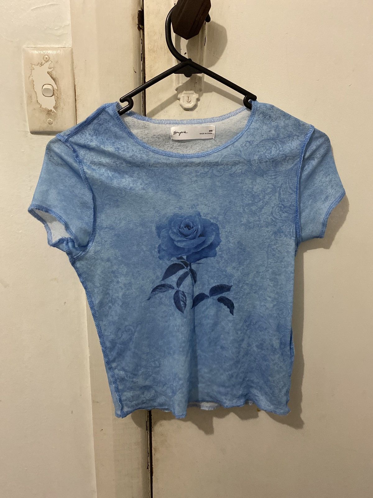 Supra Blue Flower shirt size XXS Size XXS / US 00 / IT 34 - 1 Thumbnail