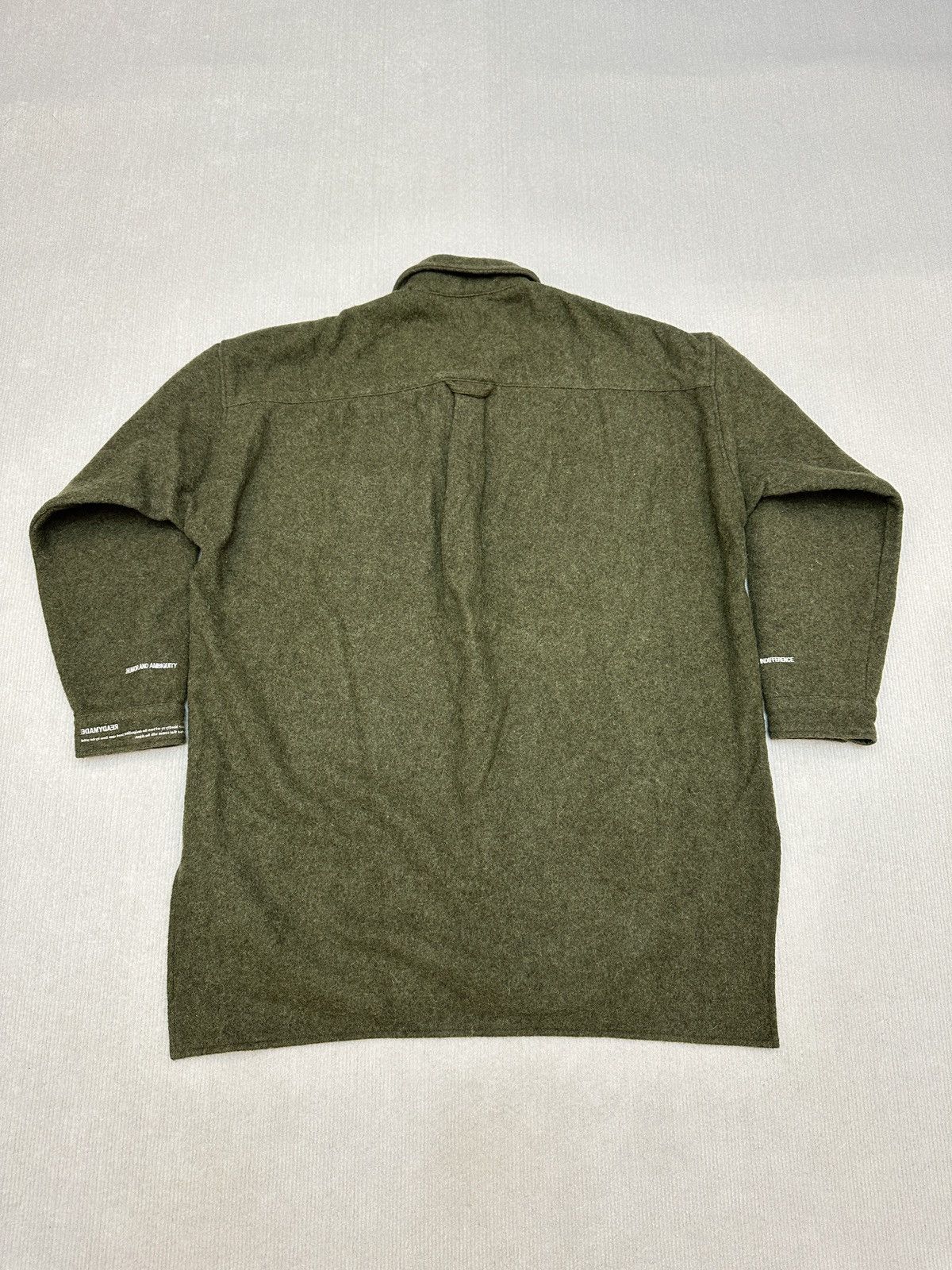 READYMADE × Saint Michael Readymade Wool Military Blanket Shirt Size US L / EU 52-54 / 3 - 11 Thumbnail