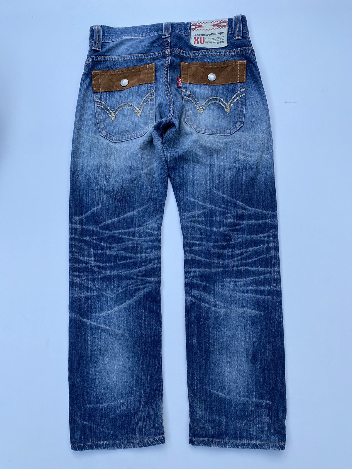 Edwin Vintage Edwin Double Pocket Denim Flared Size US 33 - 2 Thumbnail