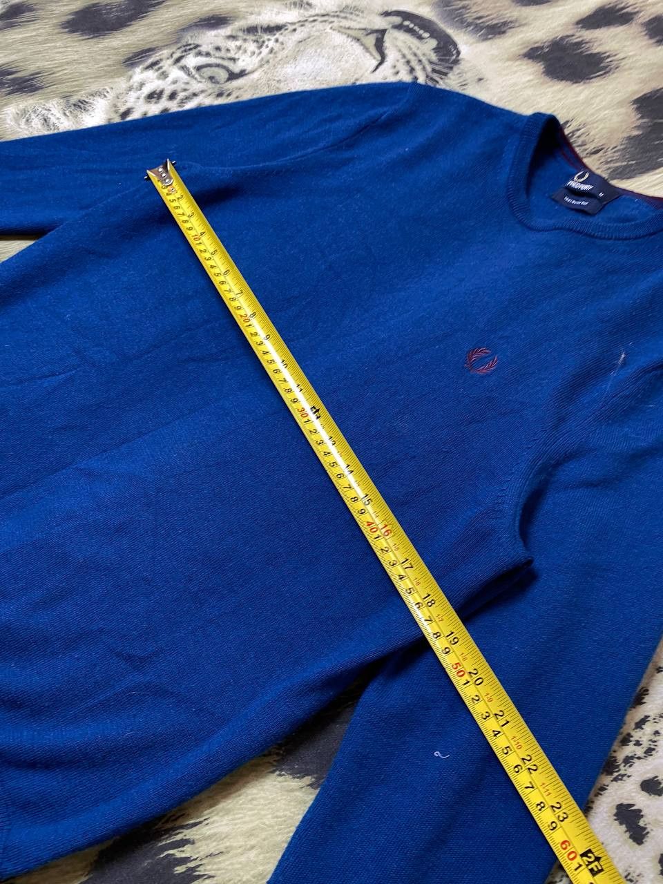 Fred Perry × Vintage Vintage 90s V-neck Fred Perry England logo casual Sweater Size US M / EU 48-50 / 2 - 13 Thumbnail