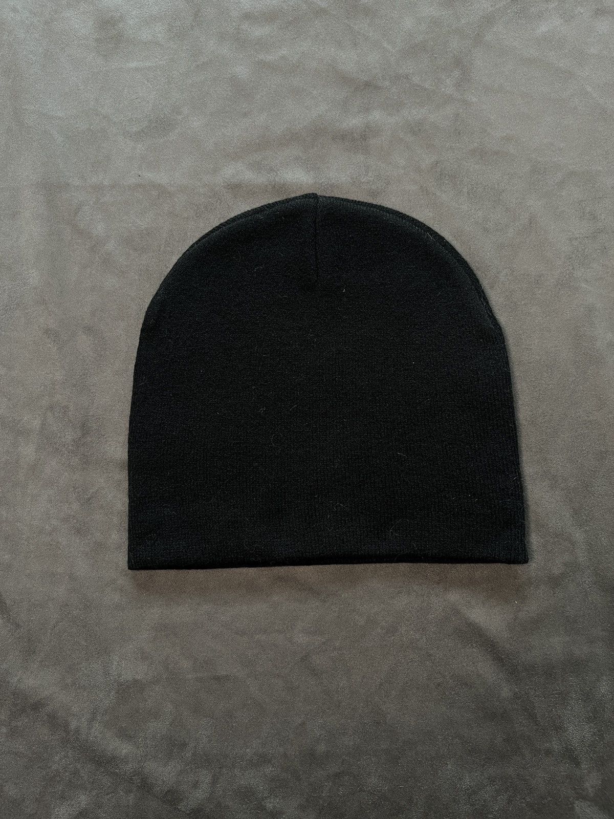 Japanese Brand Deadstock Lost Soulz Graphic No Cuff Black Beanie Hats OS Size ONE SIZE - 4 Thumbnail