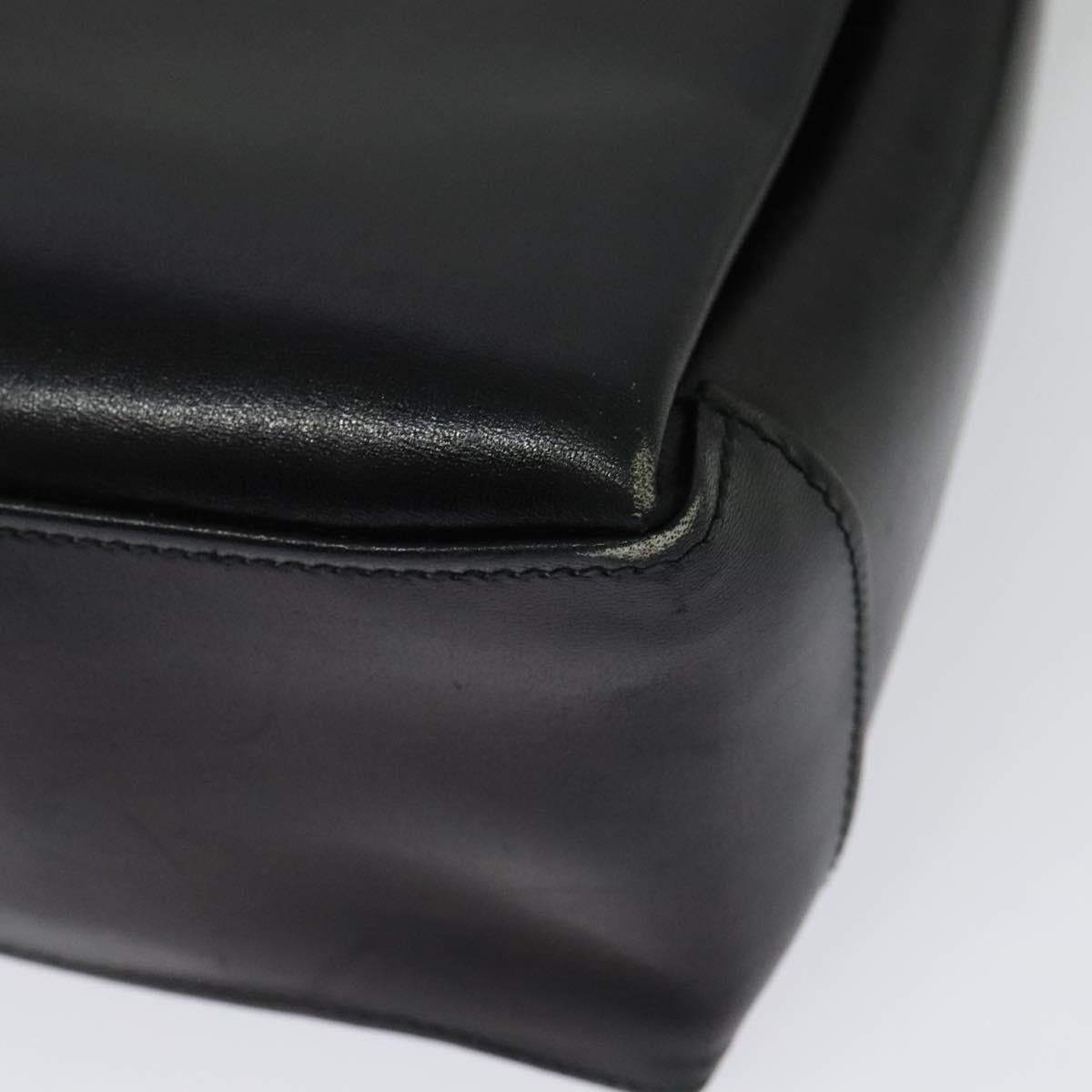 Gucci GUCCI Shoulder Bag Leather Black Gold Size ONE SIZE - 13 Thumbnail