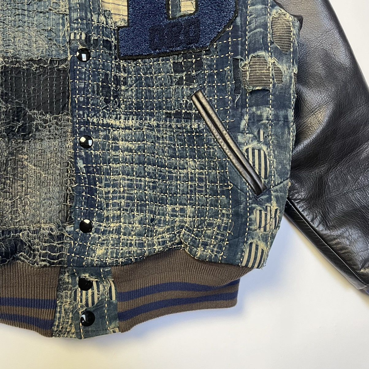 Kapital Boro Sashiko Bomber Jacket Size US M / EU 48-50 / 2 - 10 Thumbnail