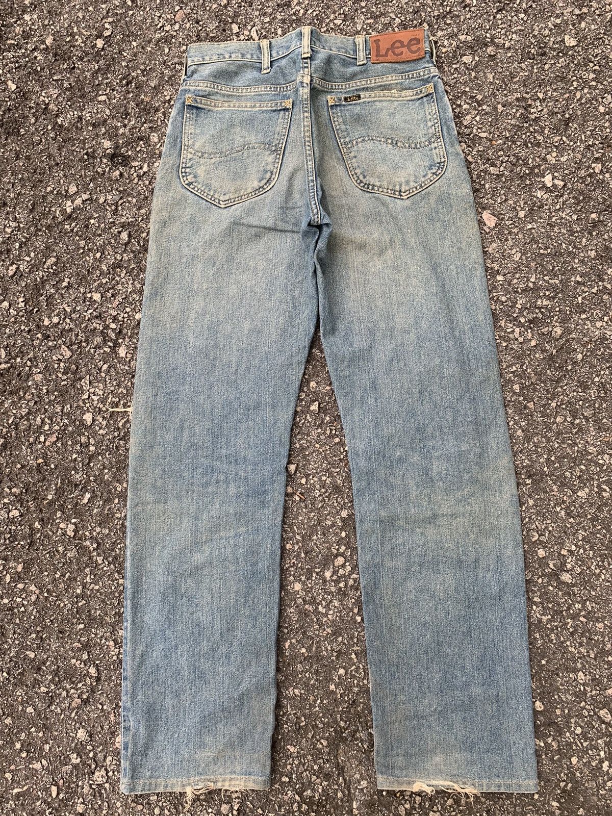 Jean × Lee × Vintage Vintage Lee Raiders Selvedge Distressed Denim Size US 29 - 4 Thumbnail