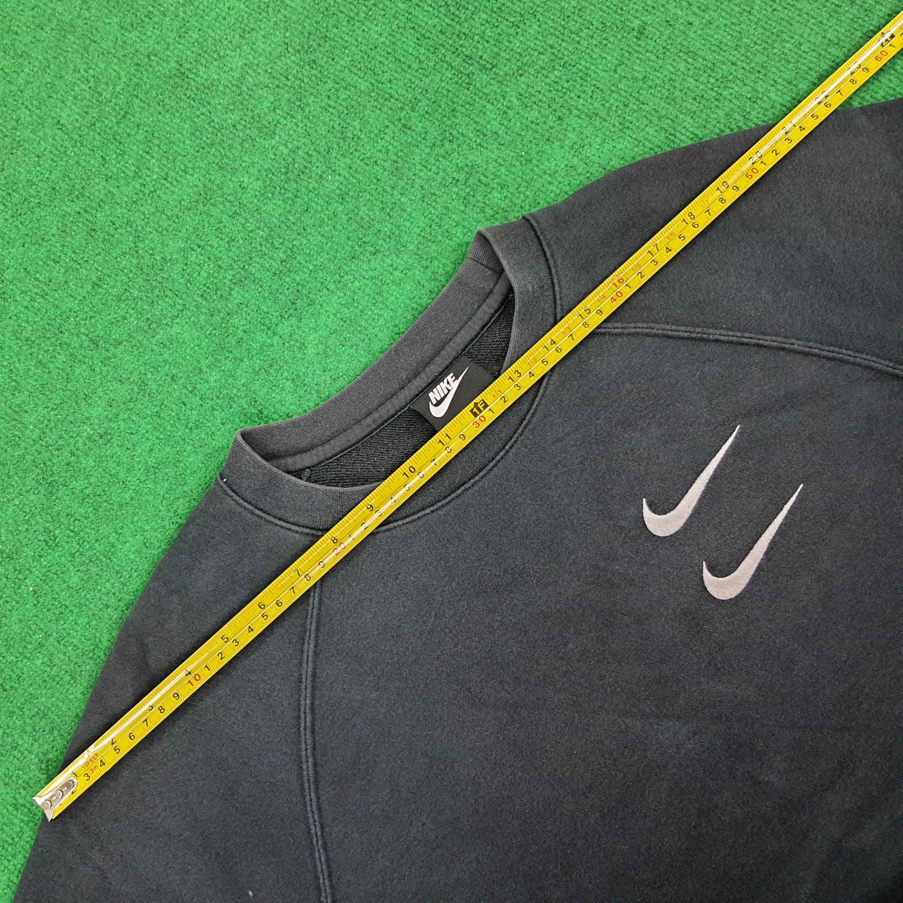 Nike Vintage Nike Double Embroidery Swoosh Sweatshirt Size US M / EU 48-50 / 2 - 11 Thumbnail