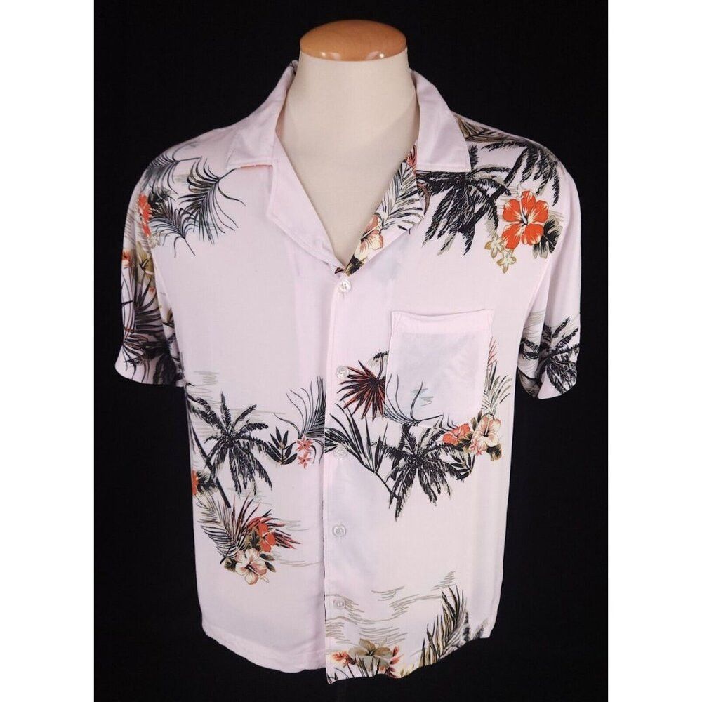 Rhude Rhude Hawaiian Shirt Size S Mens Pink Multi S/S 2022 NWT Size US S / EU 44-46 / 1 - 1 Thumbnail
