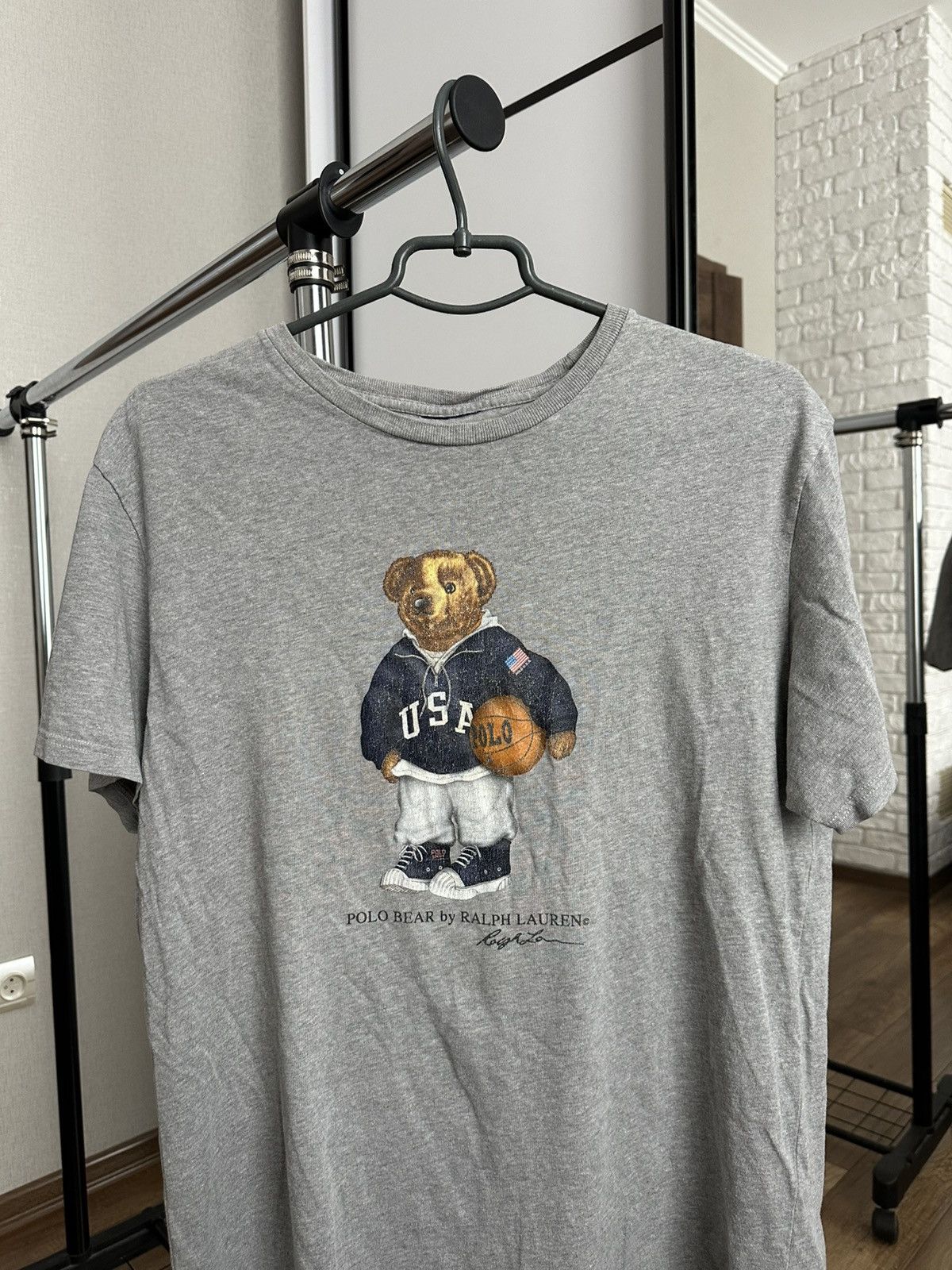 Polo Ralph Lauren Polo Ralph Lauren RL Bear T-Shirt Tee USA Size US L / EU 52-54 / 3 - 4 Thumbnail
