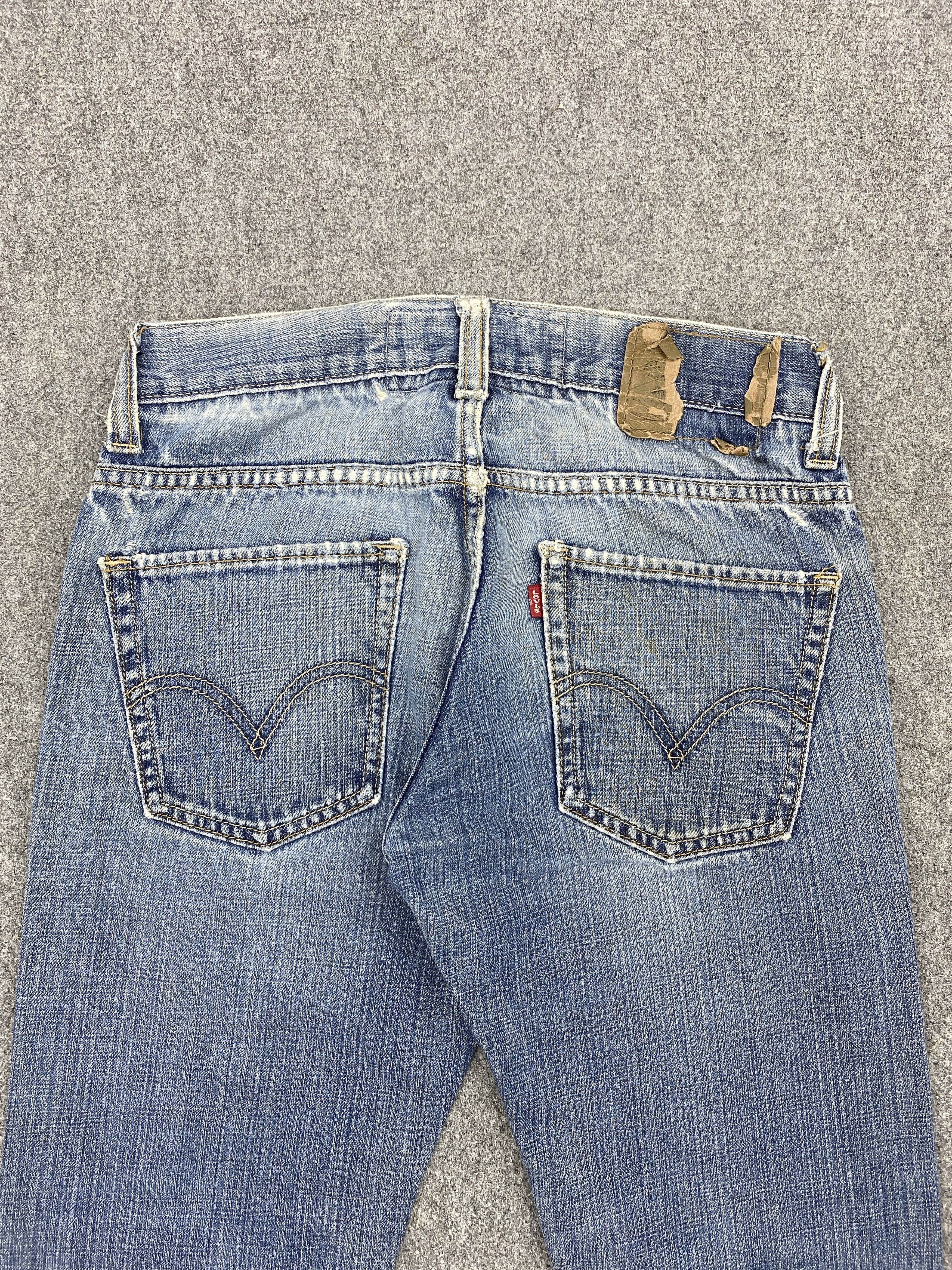 Levi's Vintage Levis 511 Skinny Fit Distressed Denim DP2622 Size US 28 / EU 44 - 4 Thumbnail