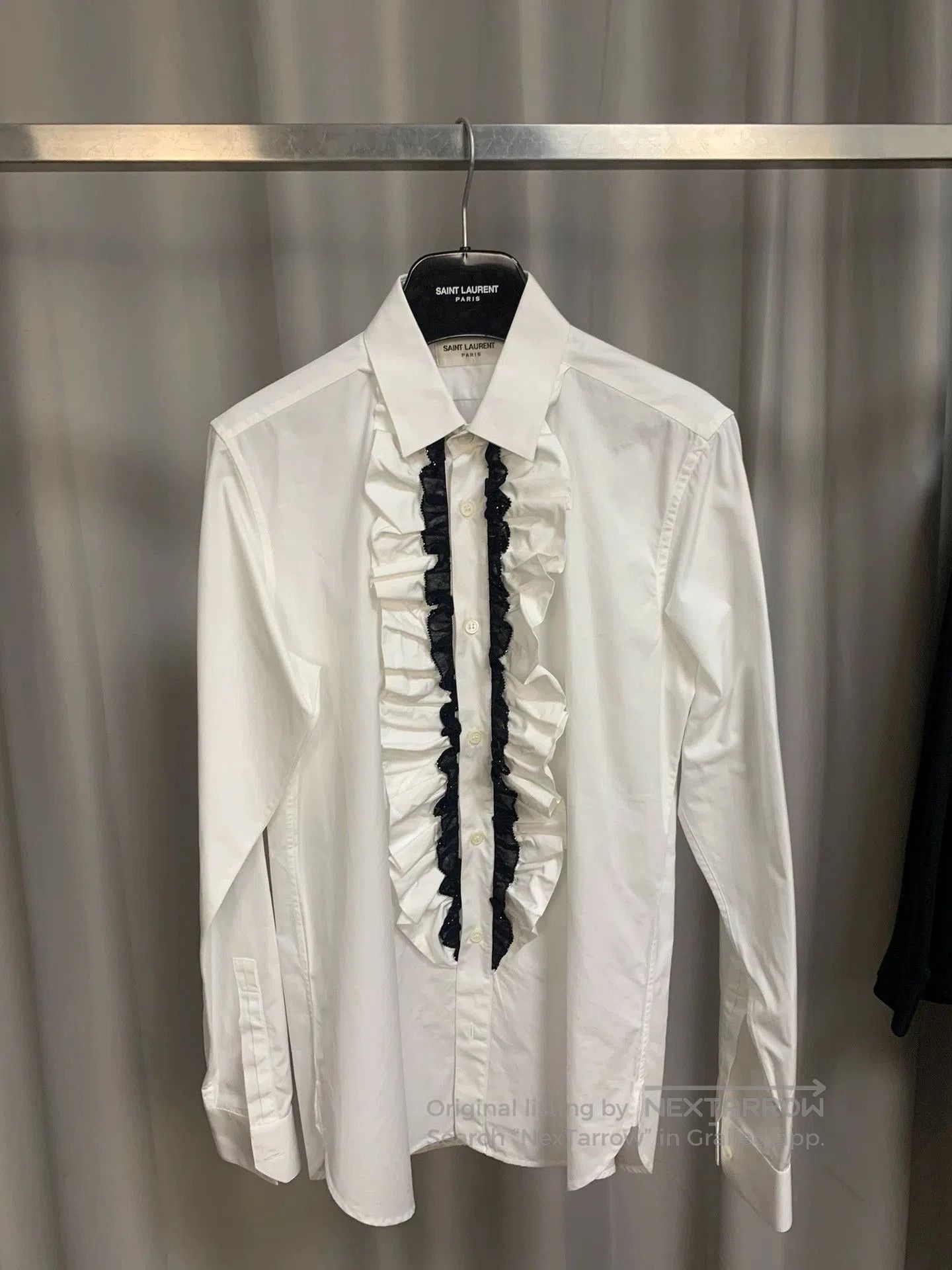 Saint Laurent Paris Saint Laurent Paris Lace shirt. Size US S / EU 44-46 / 1 - 1 Thumbnail