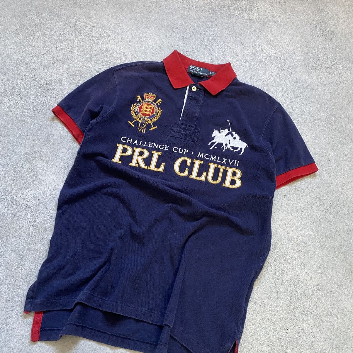 Polo Ralph Lauren Men’s Vintage Polo T-Shirt Polo Ralph Lauren PRL Club 3 Size US M / EU 48-50 / 2 - 2 Thumbnail