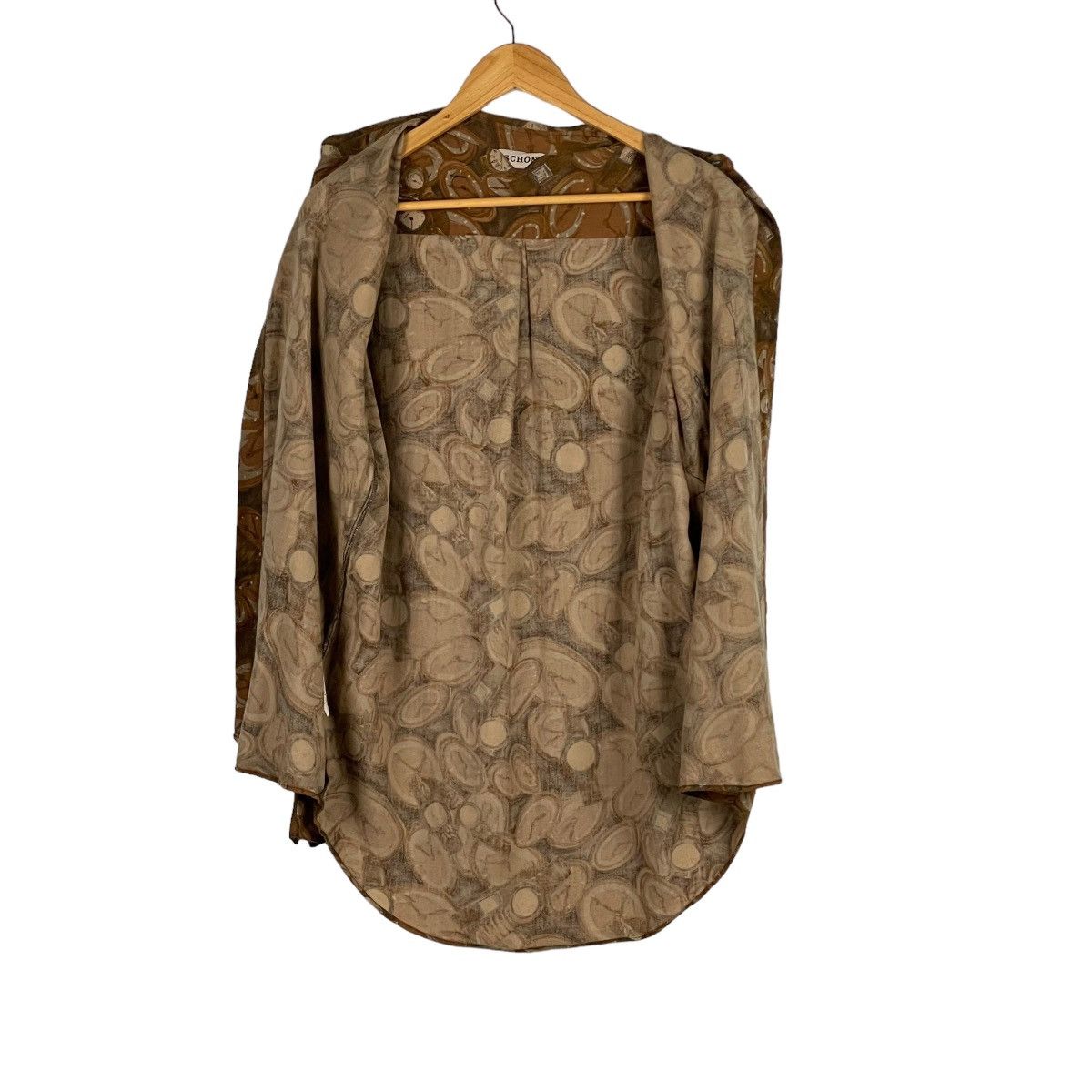 Mila Schon Vintage Schon AOP Clocks Long Sleeve Shirt Size US M / EU 48-50 / 2 - 13 Thumbnail