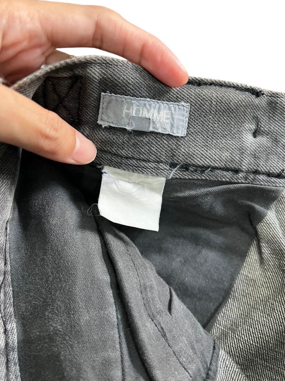 Comme des Garcons × Comme des Garcons Homme Plus Vintage Comme Des Garçons Homme Denim Pants Size US 30 / EU 46 - 11 Thumbnail