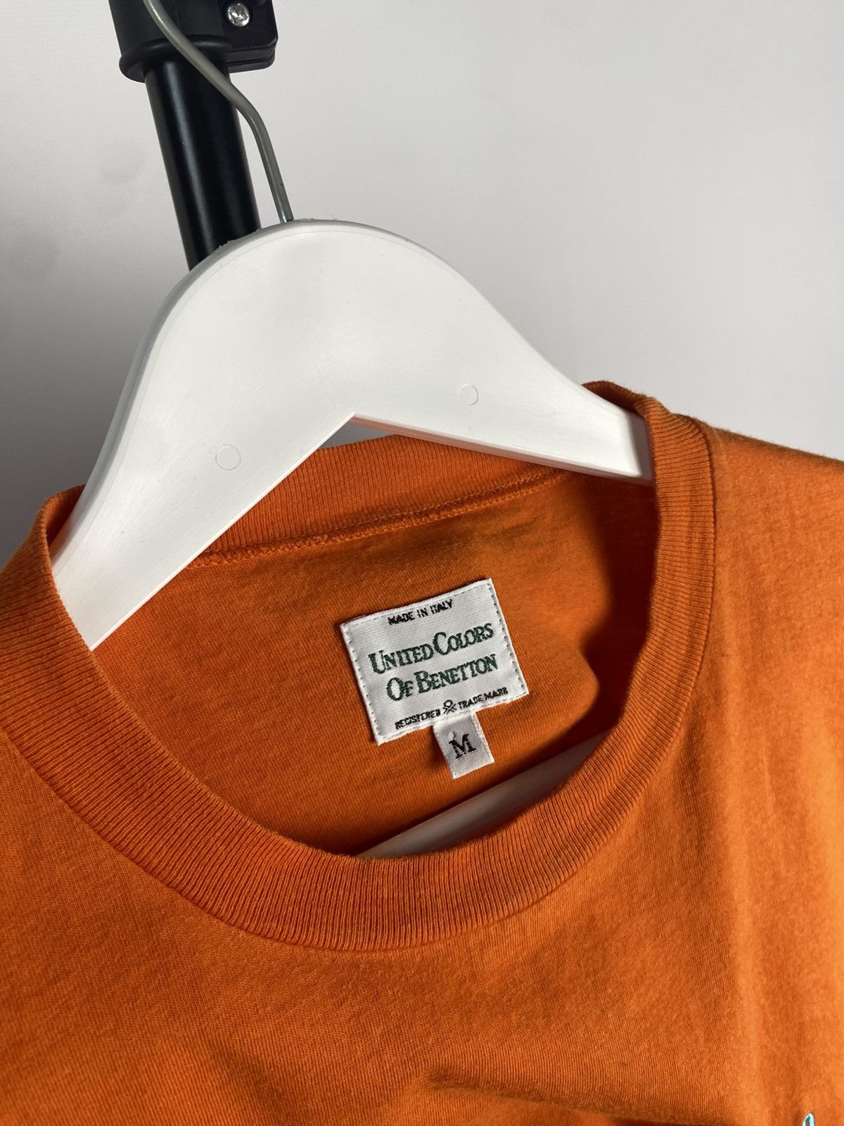 Benetton × Vintage BENETTON T-Shirt Vintage 90s Embroidery Logo Size US S / EU 44-46 / 1 - 4 Thumbnail