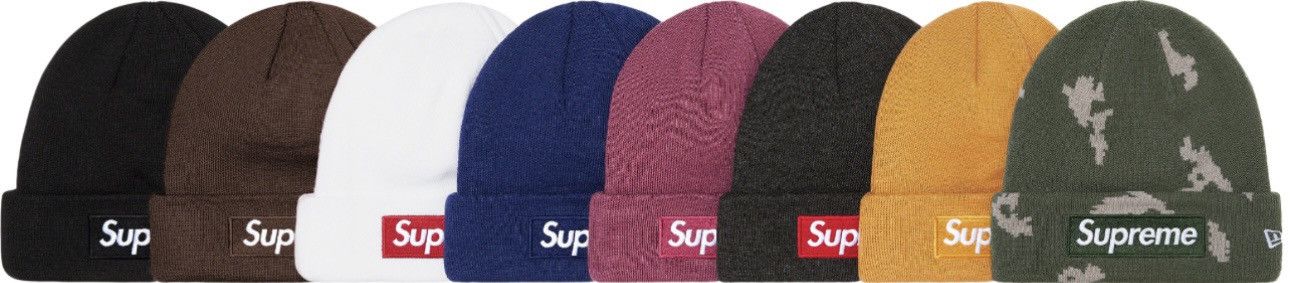 New Era × Supreme FW21 Supreme New Era Box Logo Beanie Black OS Size ONE SIZE - 8 Thumbnail