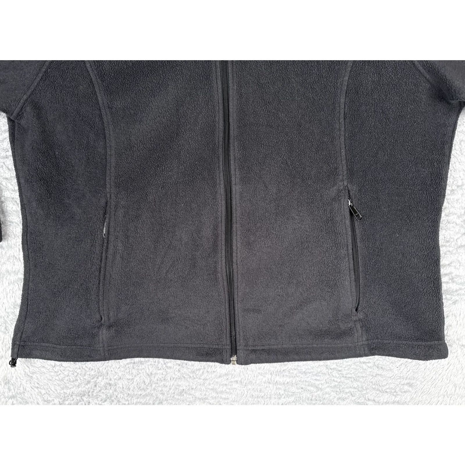 Vintage Columbia Jacket Womens 2X Gray Fleece Full Zip Collared Pockets Outdoor Warm Size XXL / US 16-18 / IT 52-54 - 5 Thumbnail