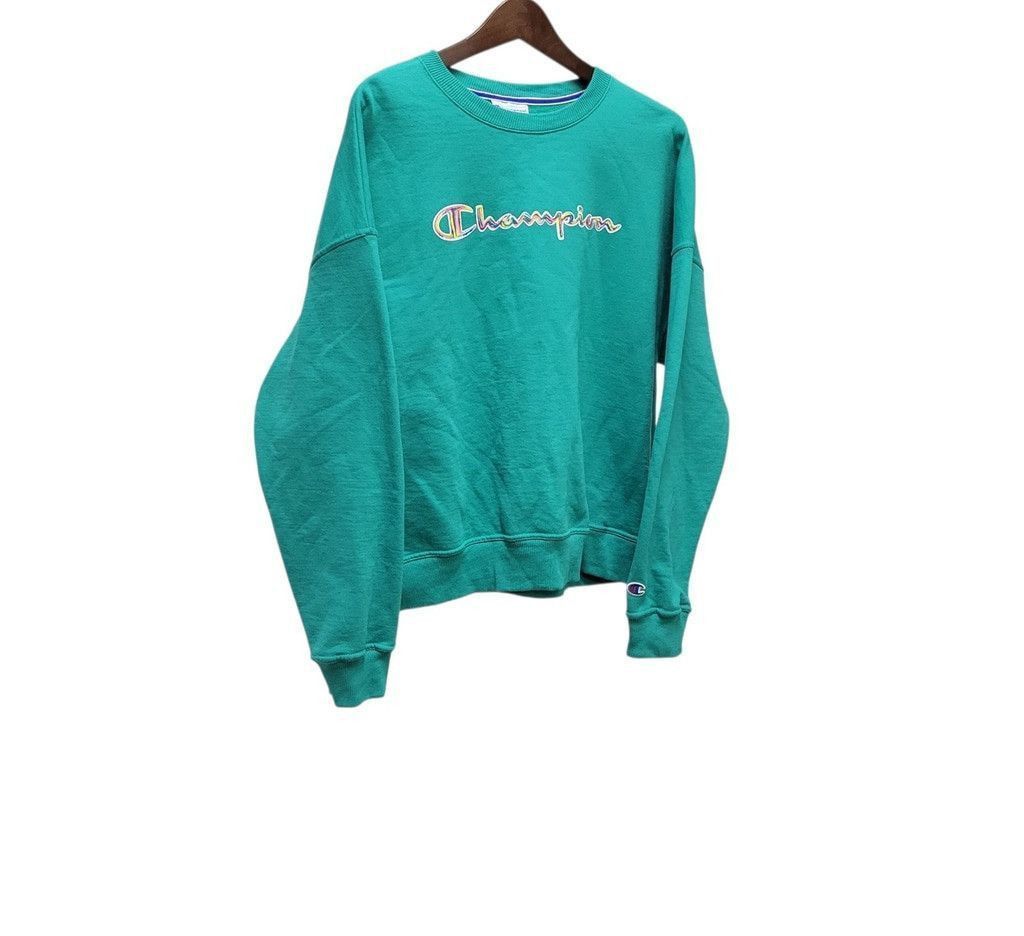 Champion Authentic Champion Women Long-Sleeves Loose Fitting Pullover Size L / US 10 / IT 46 - 4 Thumbnail